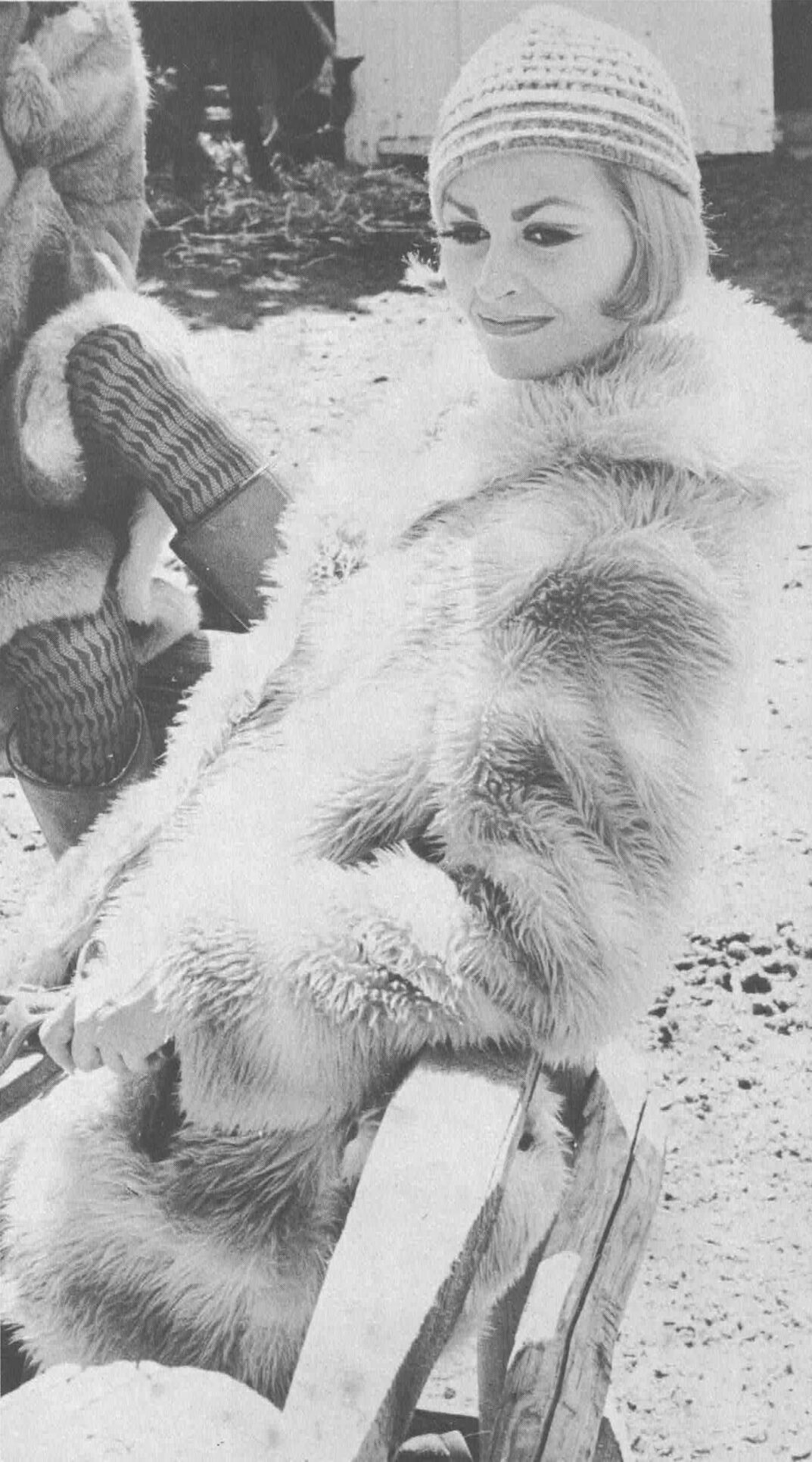 Diana as a model in the 60s